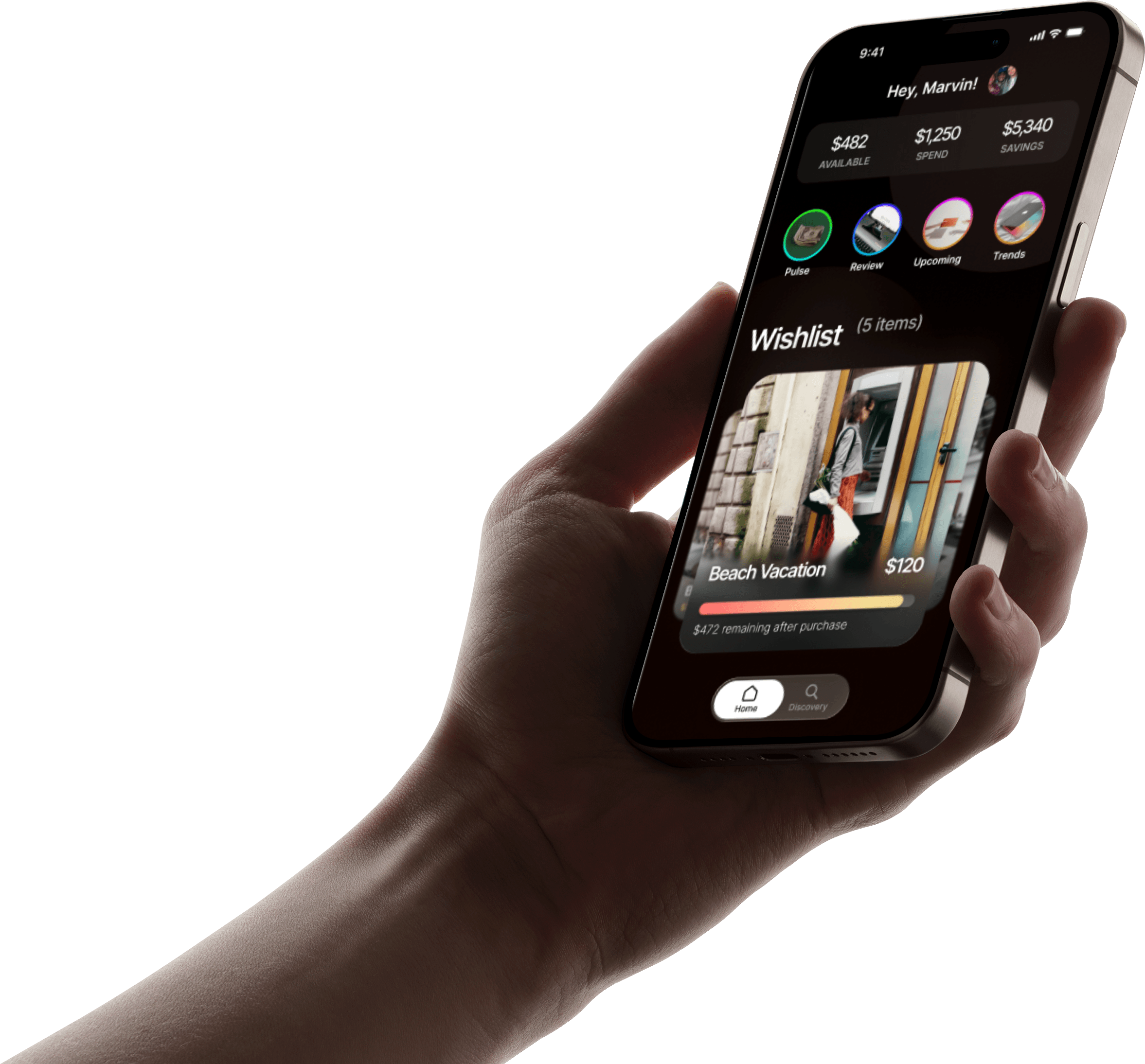 Stak app in hand